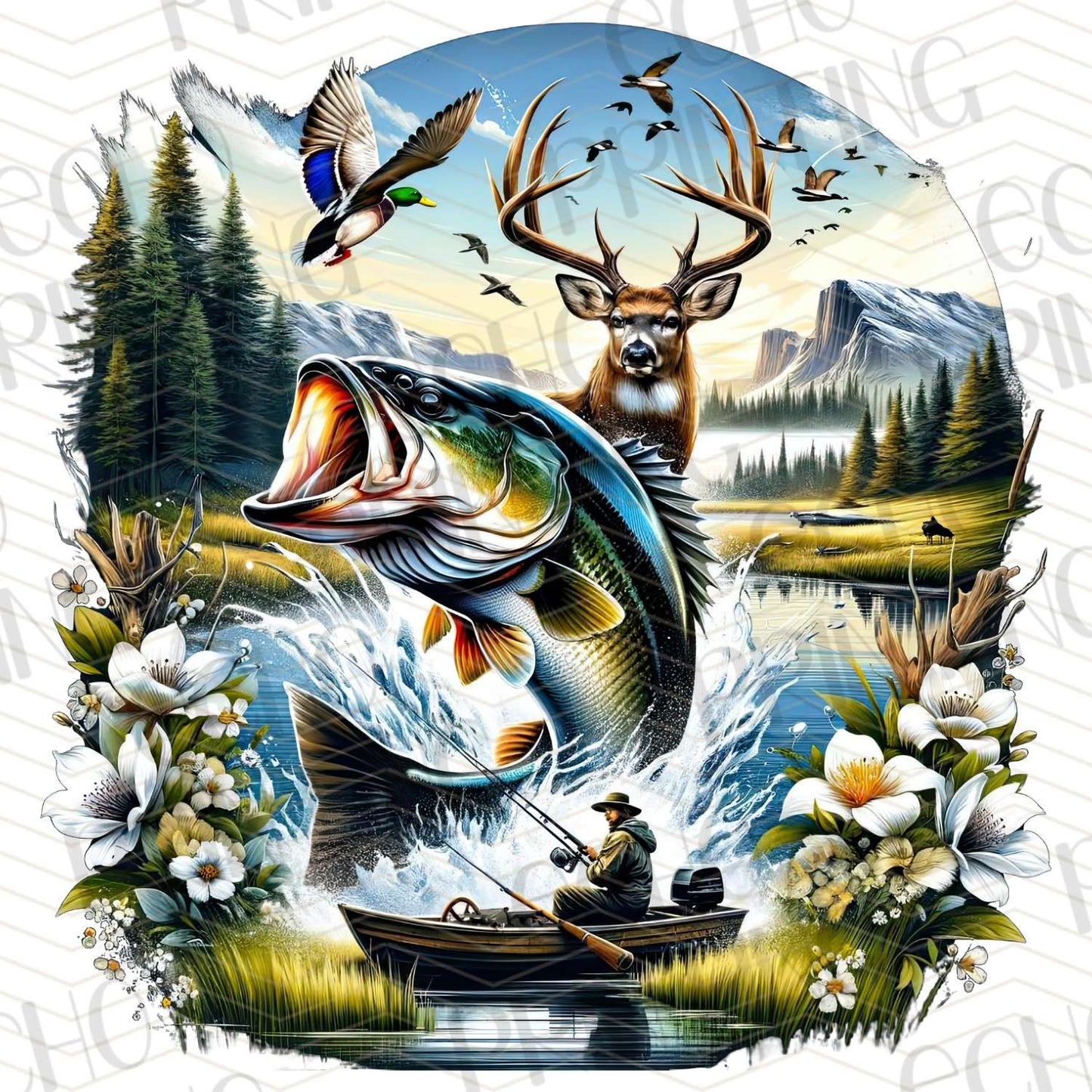 FSHT 155 – JUMPING FISH LAKE SCENE