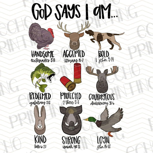 FSHT 254 – GOD SAYS I AM DEER ANTLERS