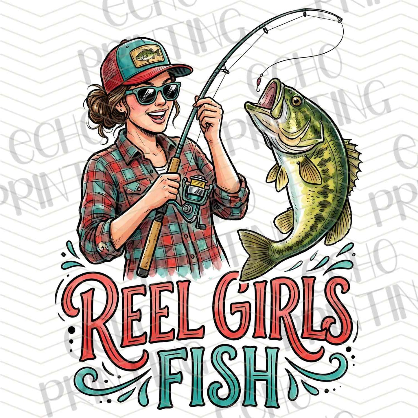 FSHT 284 - REEL GIRLS FISH