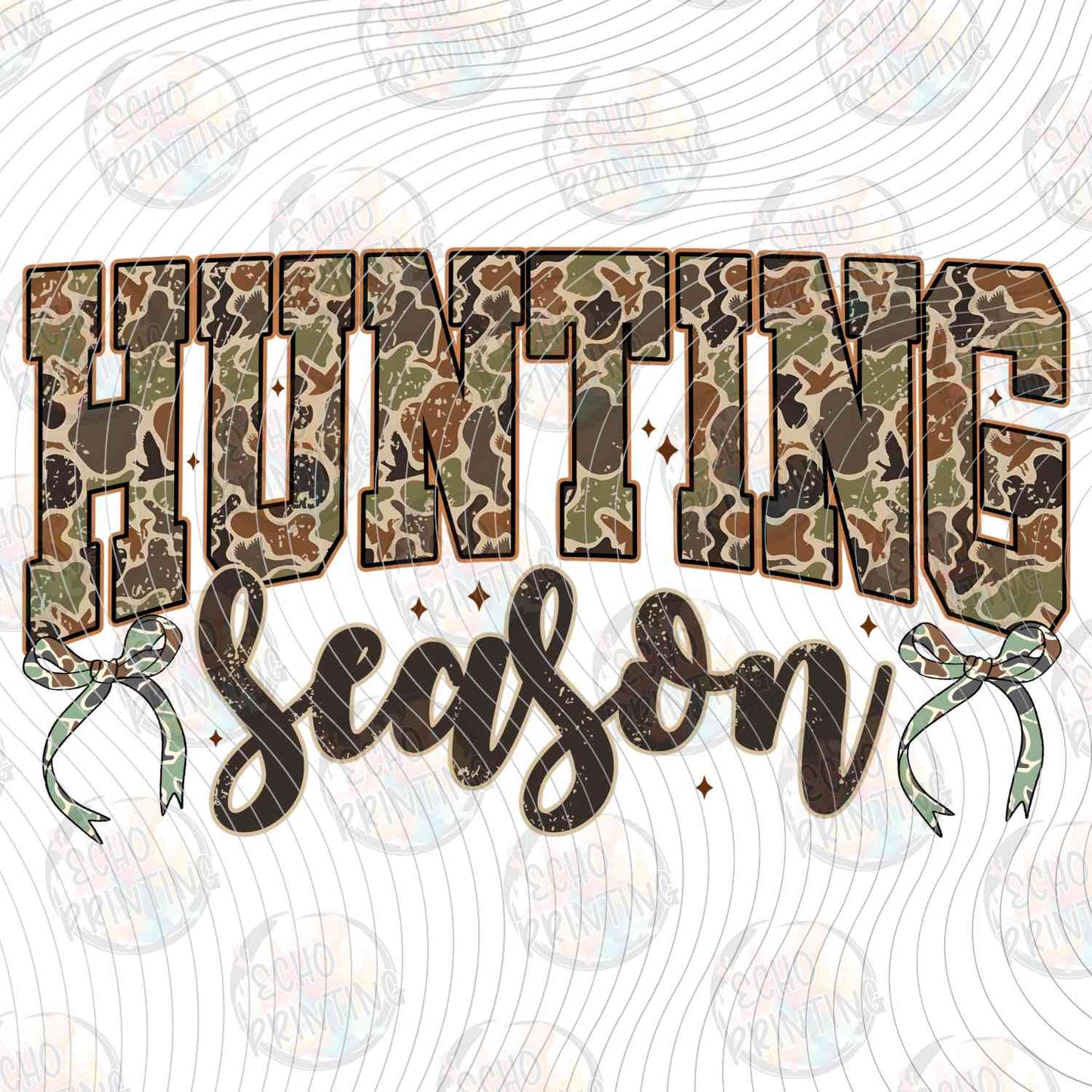 FSHT 310 - HUNTING SEASON WOOD TEXTURE LETTERS