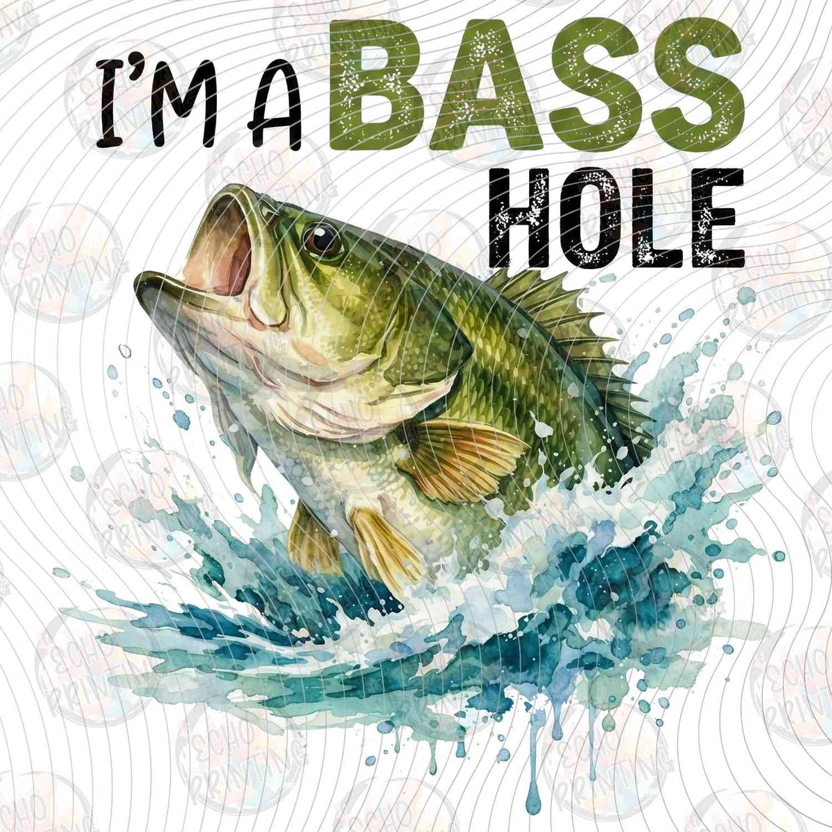 FSHT 330 - IM A BASS HOLE FISH JUMPING