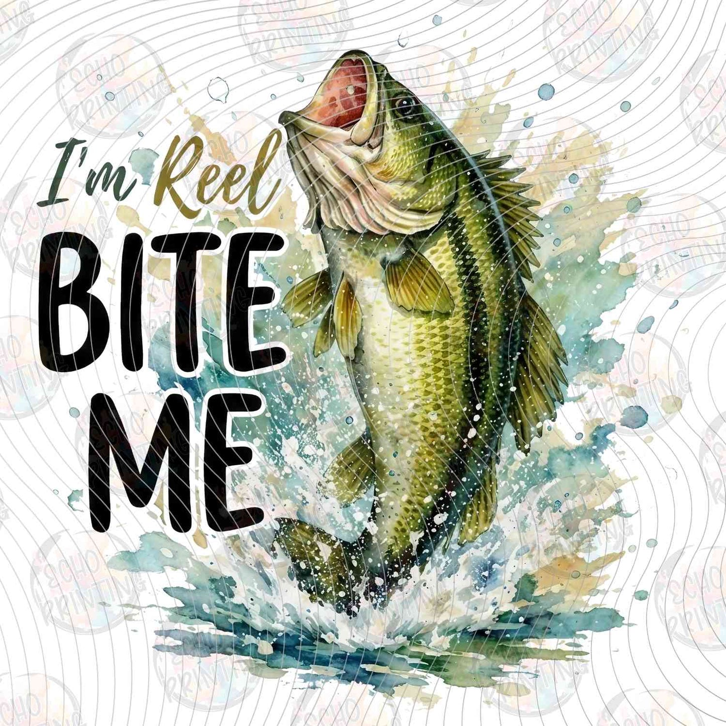 FSHT 331 - BITE ME BASS FISH AND LURE