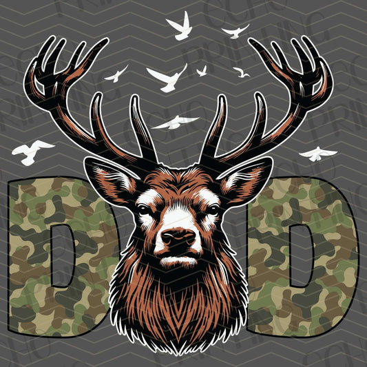 FSHT 78 – CAMO BUCK HEAD