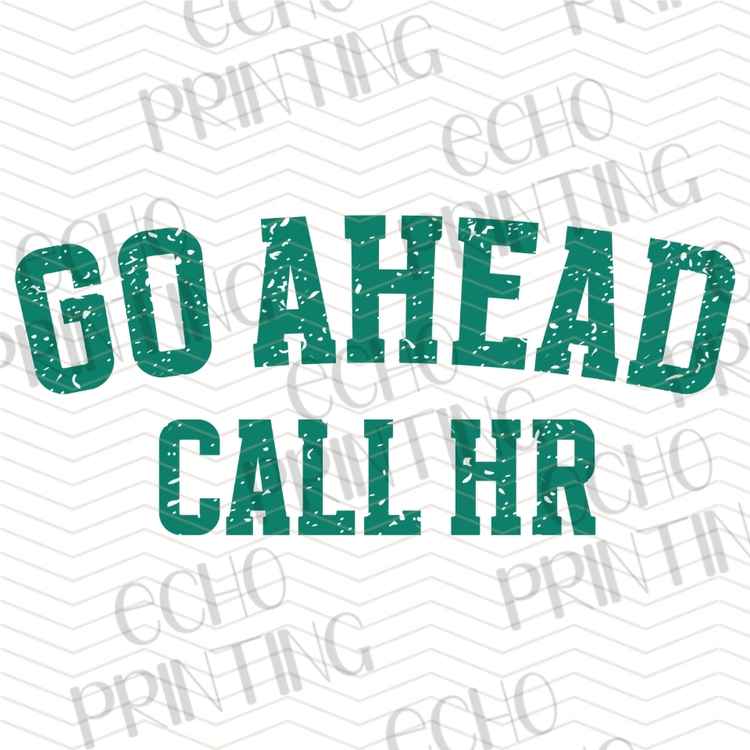 FSSG 1112 - GO AHEAD CALL HR