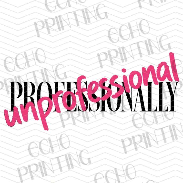 FSSG 1191 - PROFESSIONAL UNPROFESSIONALLY