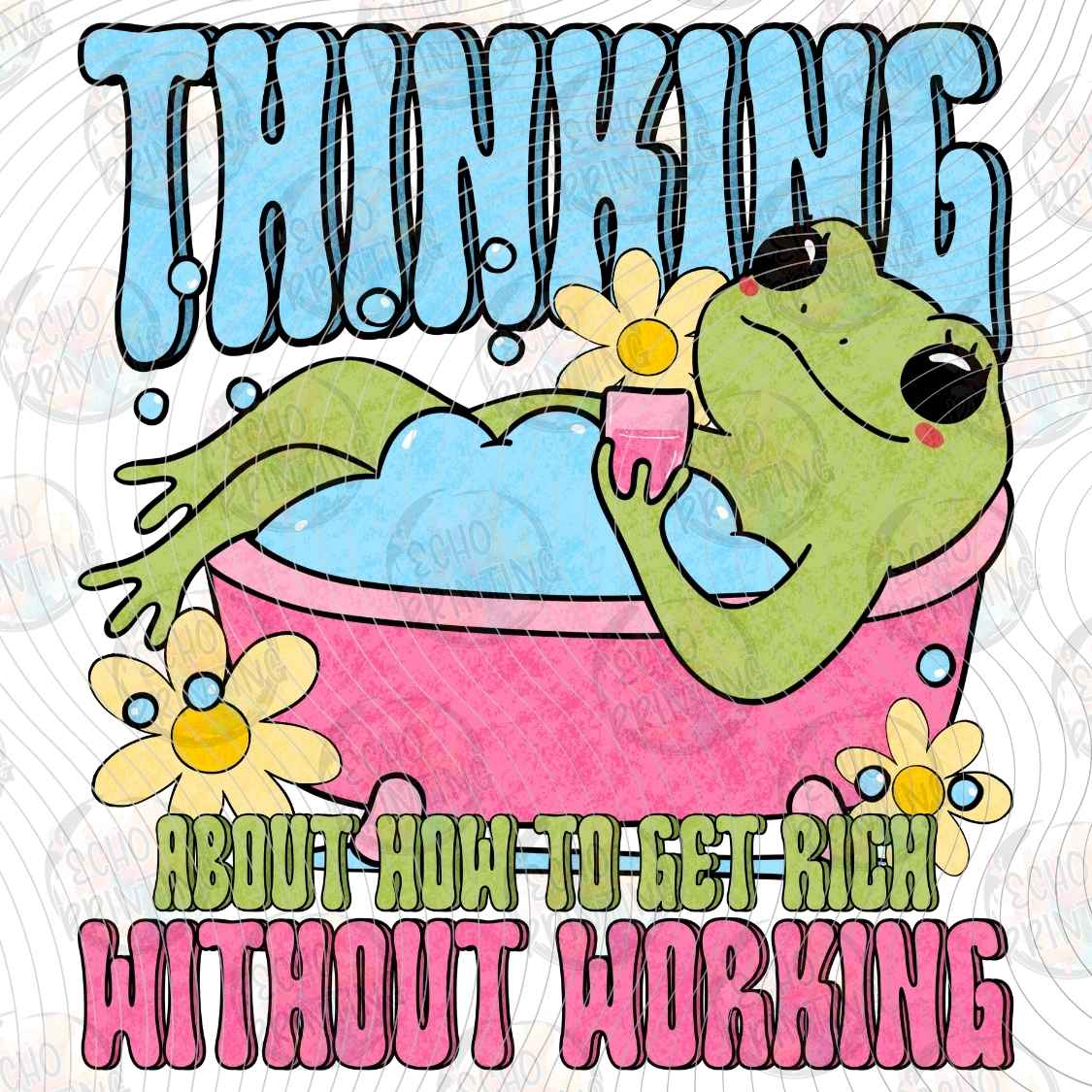 FSSG 1397 - THINKING WITHOUT WORKING FROG