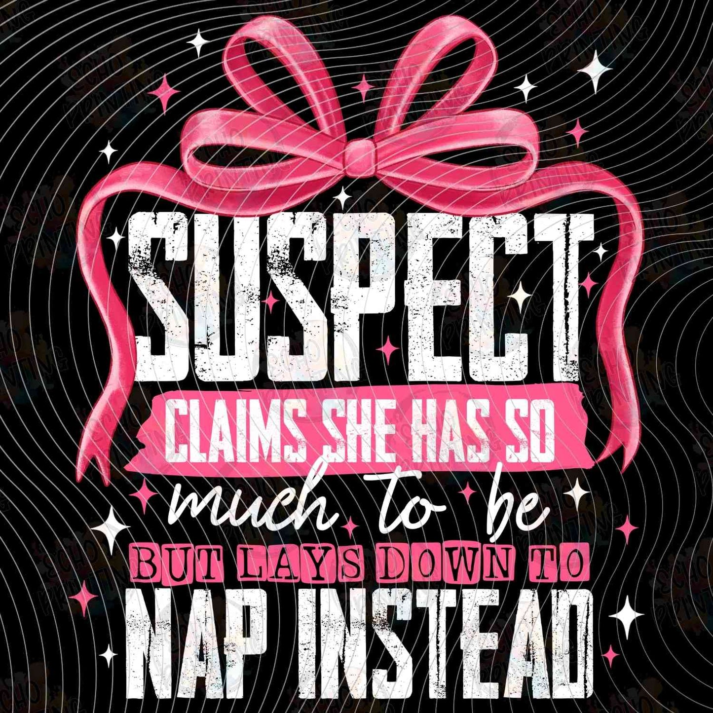 FSSG 645 - SUSPECT CLAIMS SHE HAS SO MUCH TO DO NAP INSTEAD