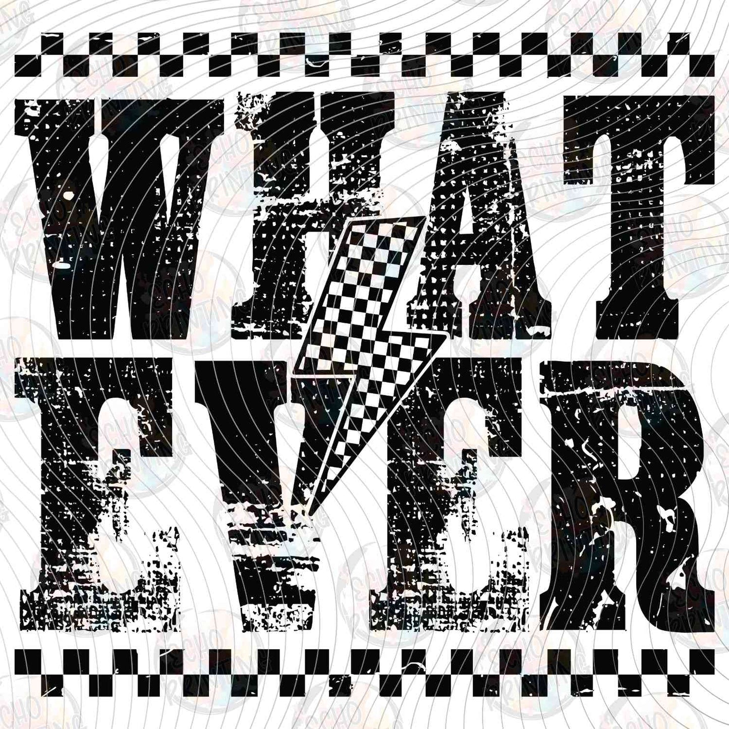 FSSG 666 - WHAT EVER CHECKERBOARD