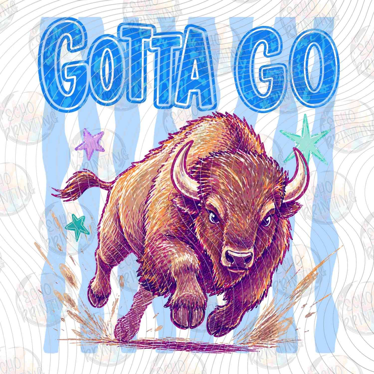 FSSG 722 - GOTTA GO BUFFALO RUNNING