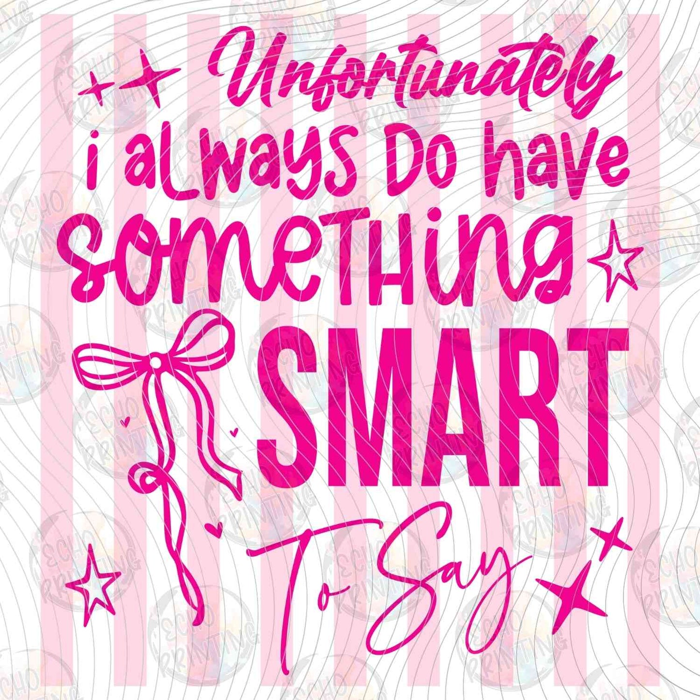 FSSG 726 - UNFORTUNATELY I ALWAYS DO HAVE SOMETHING SMART TO SAY