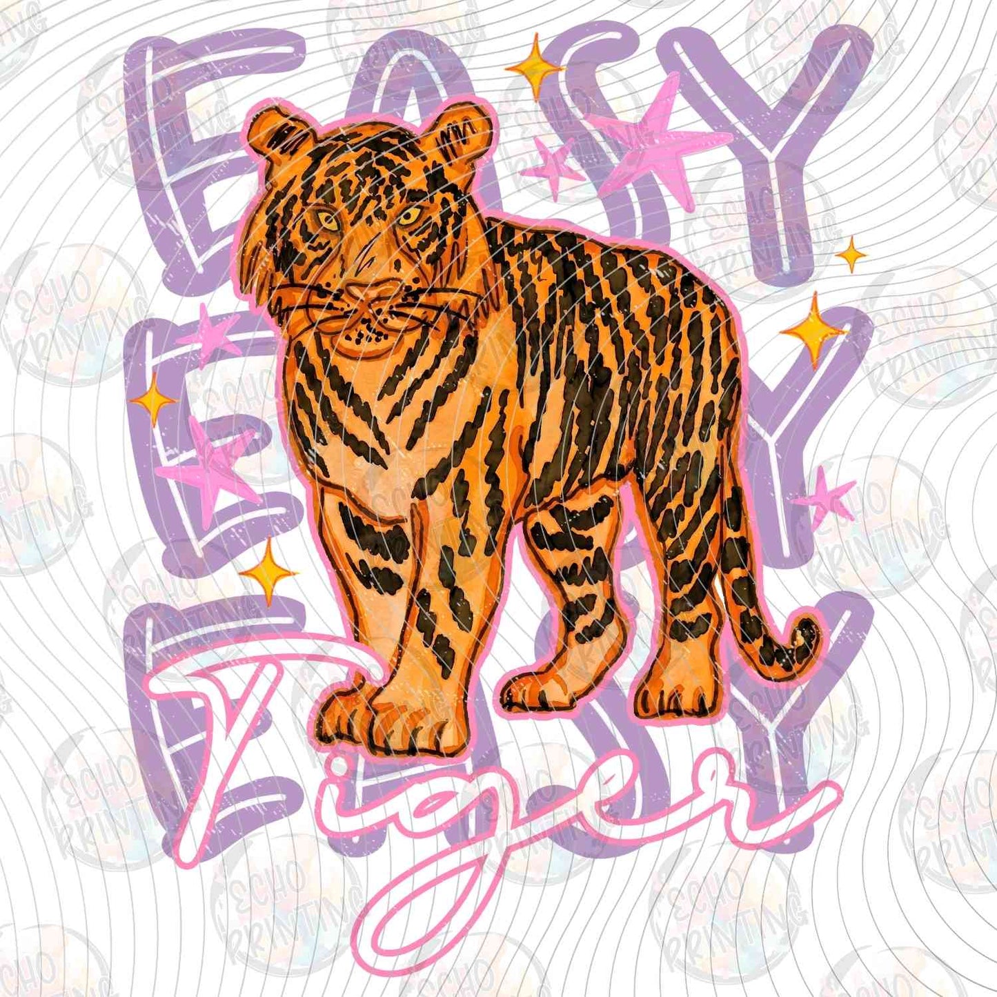 FSSG 746 - EASY TIGER PURPLE TEXT