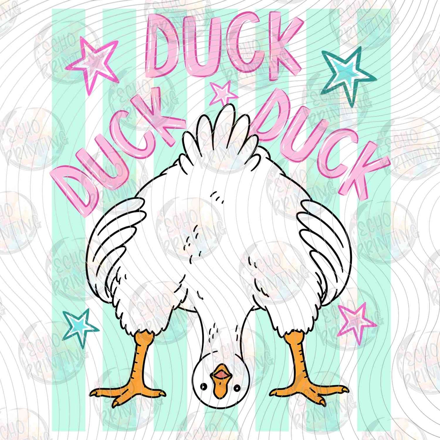FSSG 763 - DUCK DUCK GOOSE WITH GREEN STRIPES