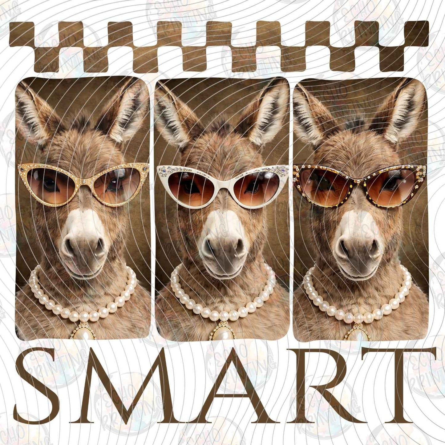 FSSG 825 - SMART HIGHLAND COWS CHECKERBOARD