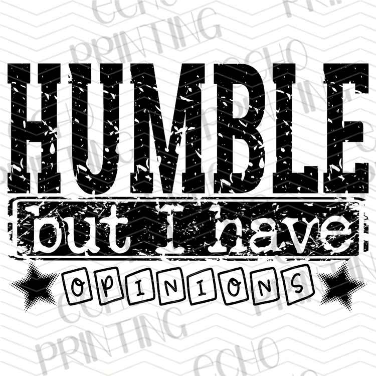 FSSG 998 - HUMBLE BUT OPINIONATED