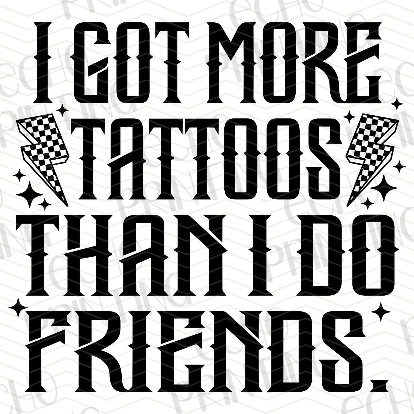 FSSG 286 - MORE TATTOOS THAN FRIENDS