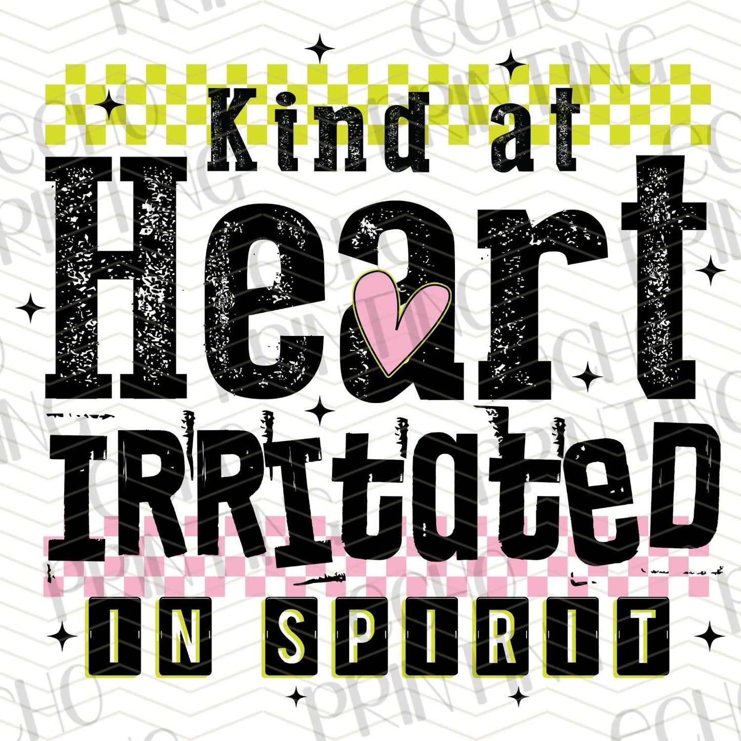 FSSG 301 - KIND AT HEART IRRITATED IN SPIRIT