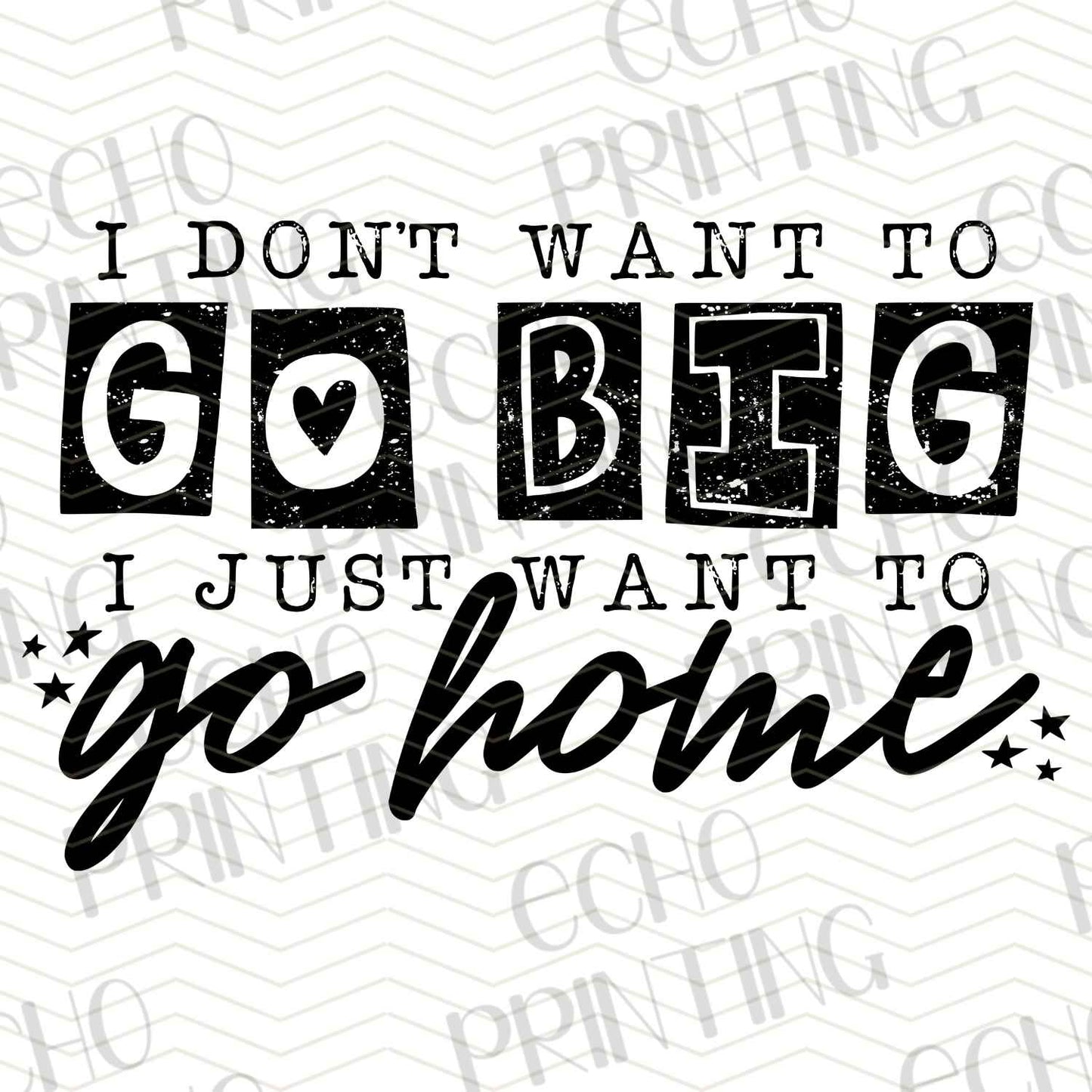 FSSG 308 - I DONT WANT TO GROW UP JUST WANT TO GO HOME