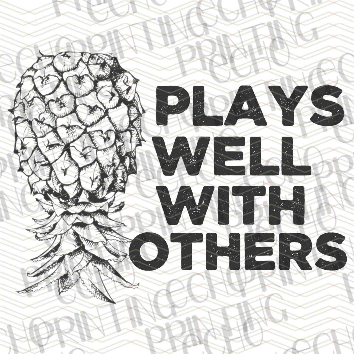 FSSG 361 - PLAYS WELL WITH OTHERS PINEAPPLE
