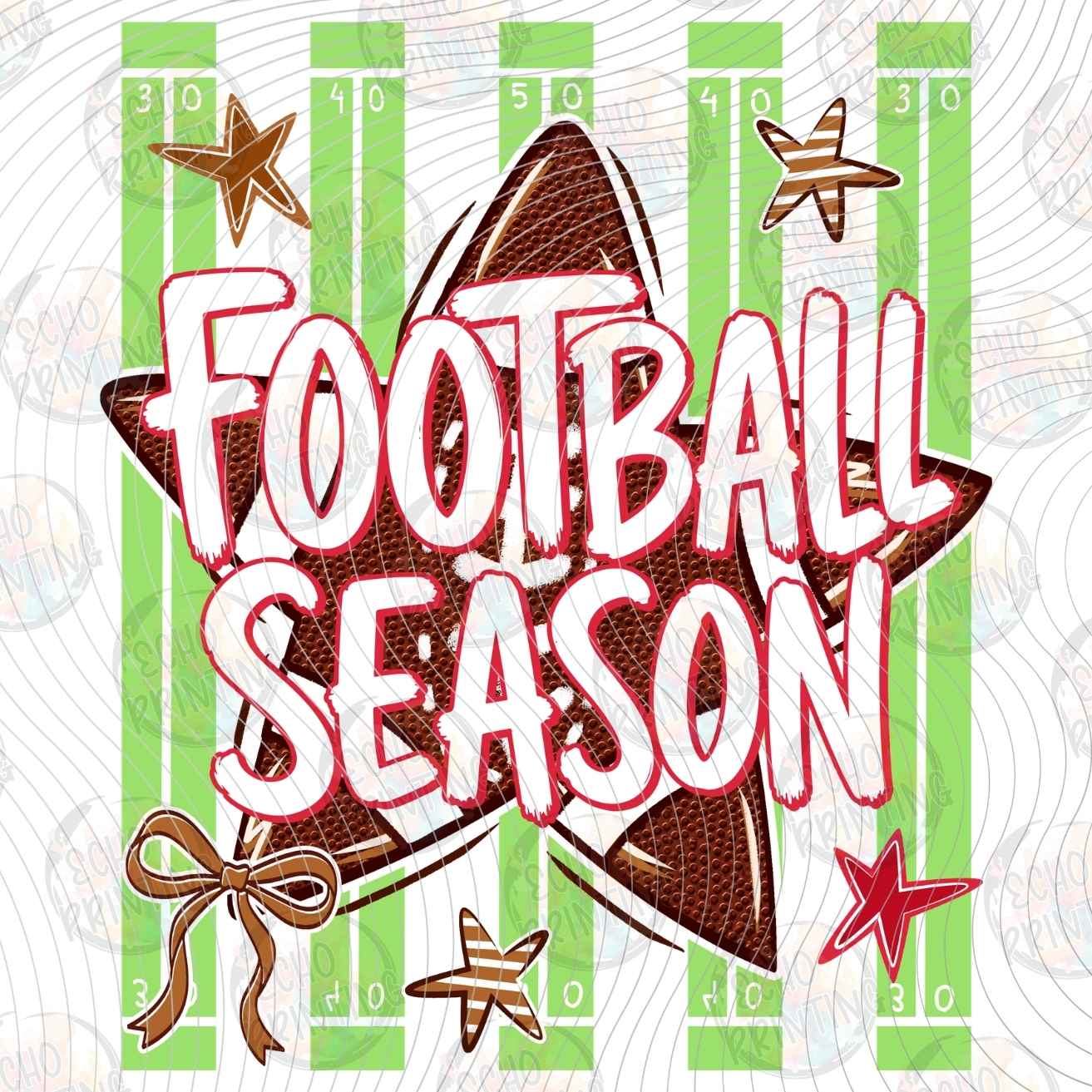 FTBG 257 - FOOTBALL SEASON LETTERING