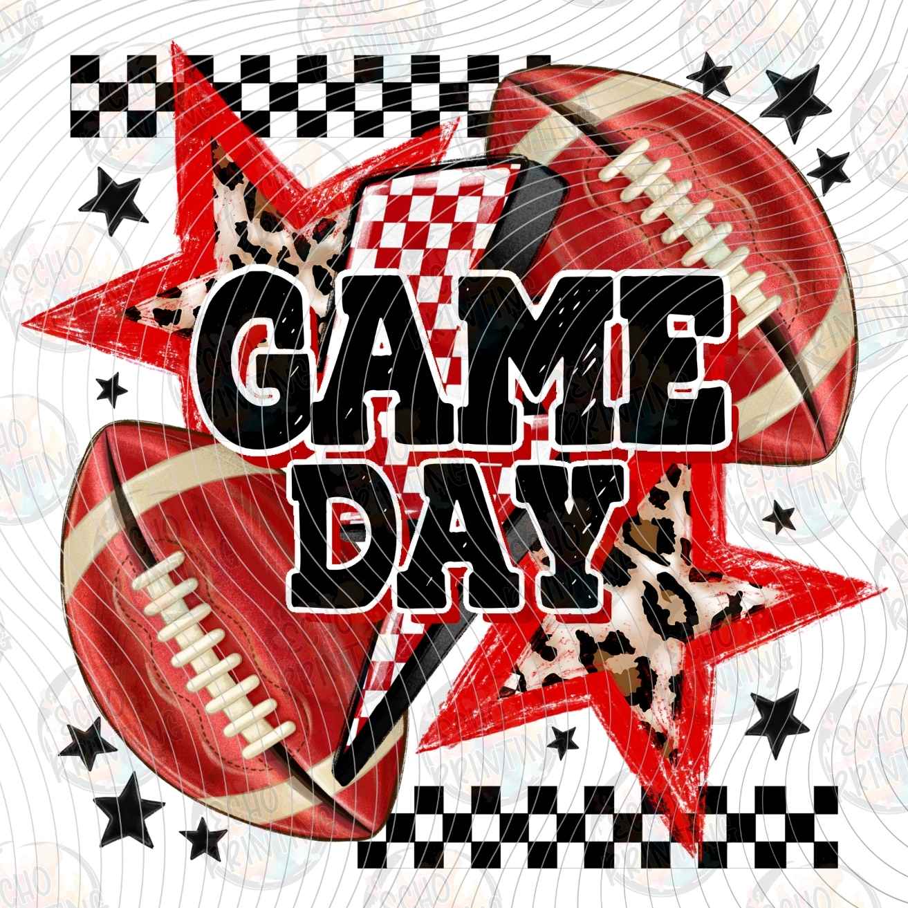FTBG 277 - GAME DAY RED FOOTBALL