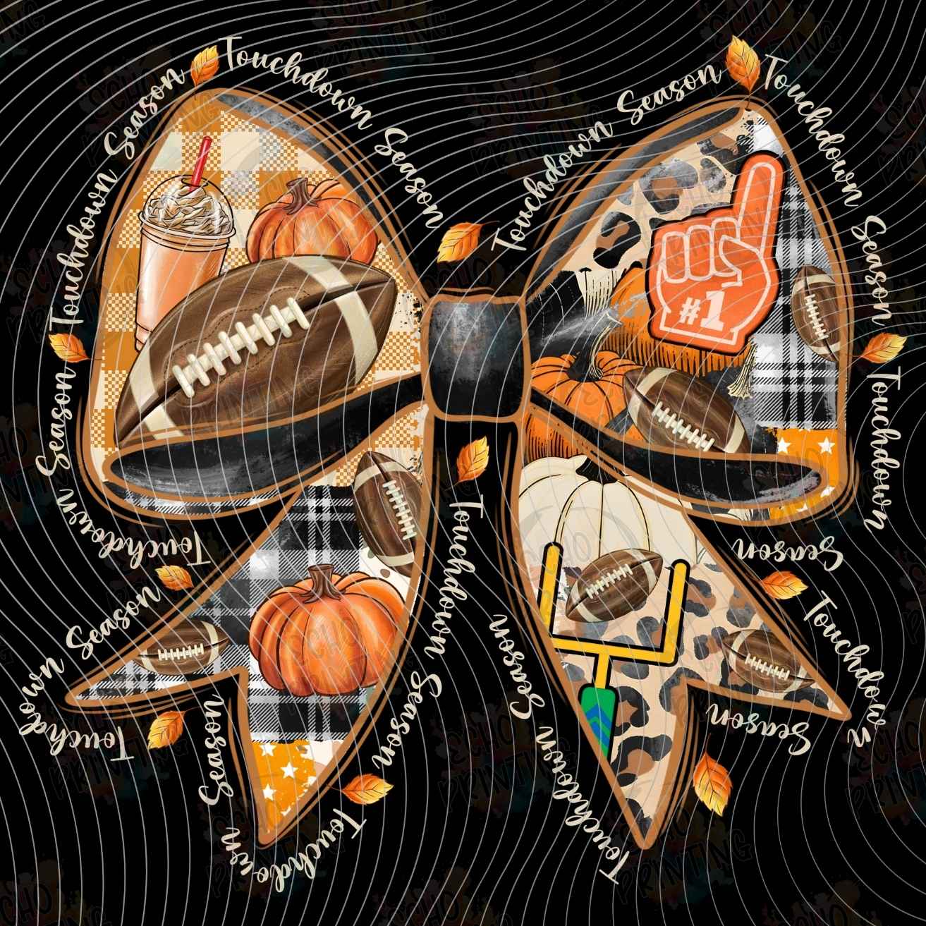 FTBG 298 - FOOTBALL ACCESSORIES COLLAGE
