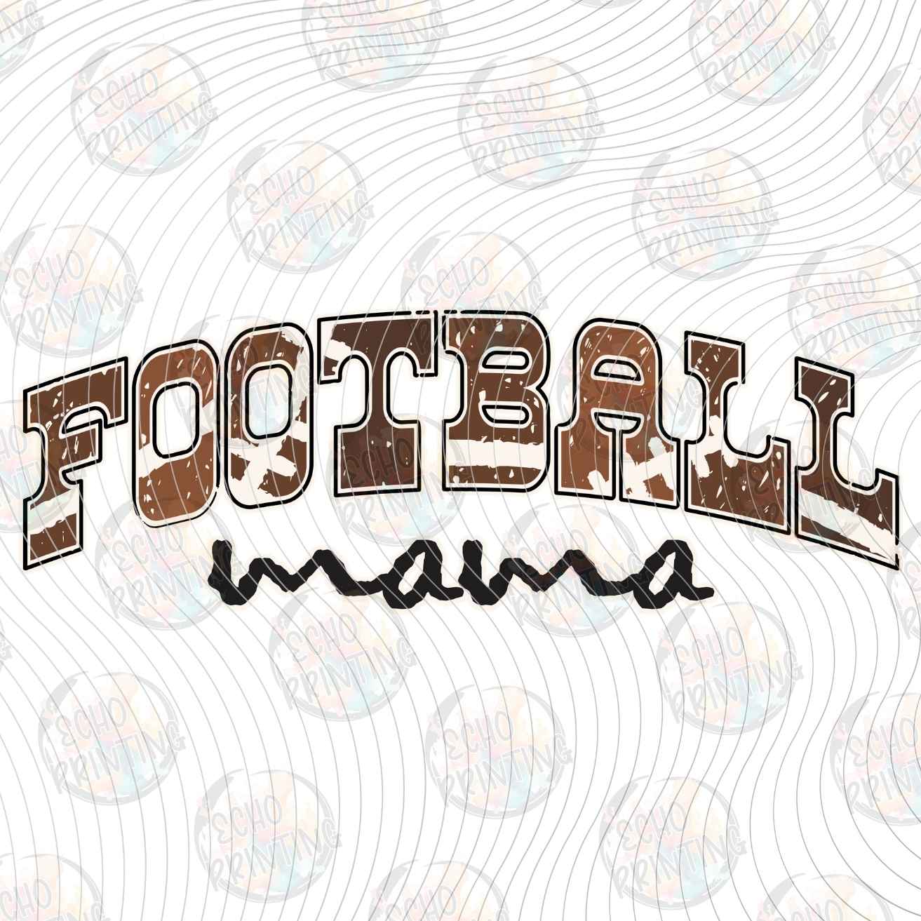 FTBG 307 - FOOTBALL MAMA LETTERING