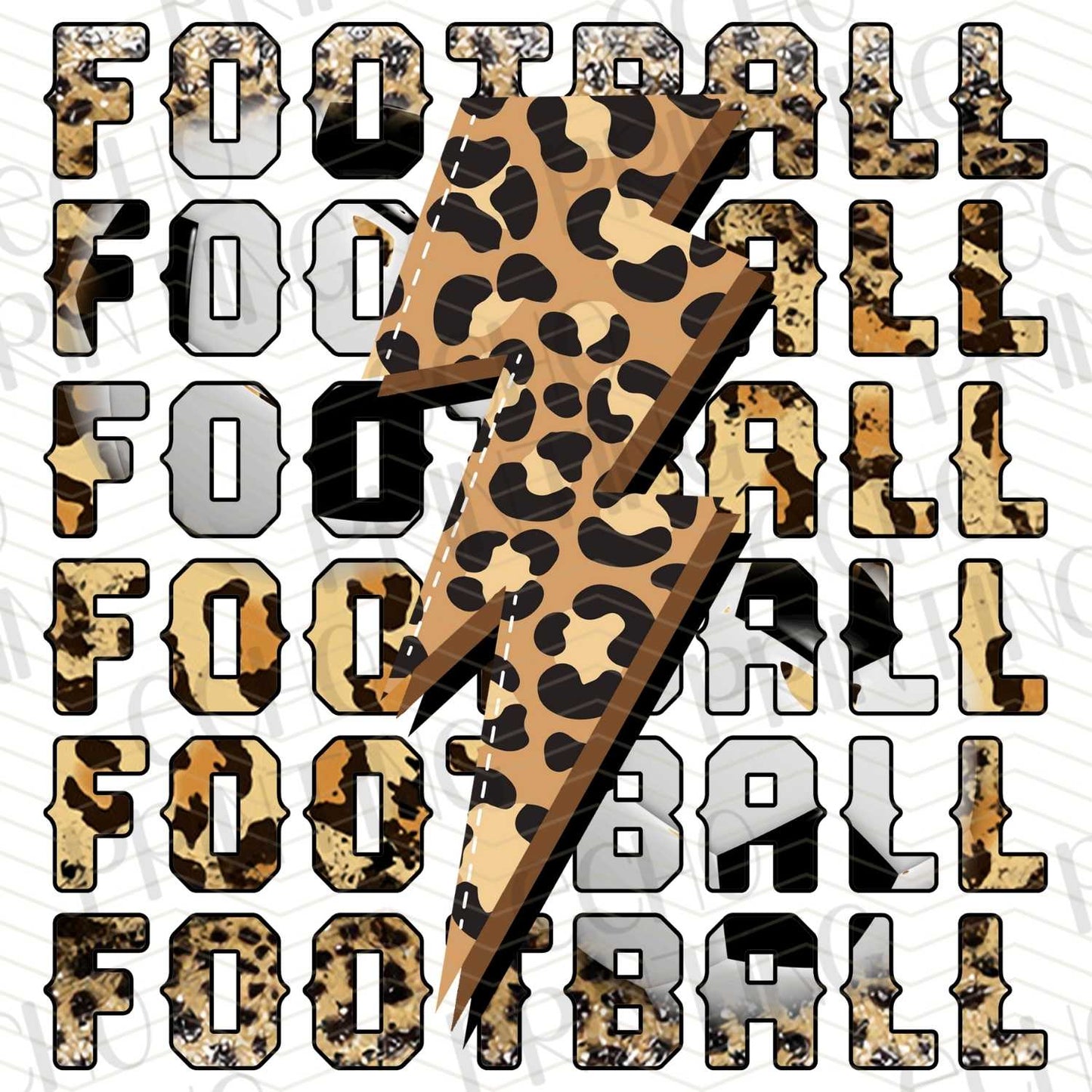 FTB 16 – LEOPARD BOLT FOOTBALL