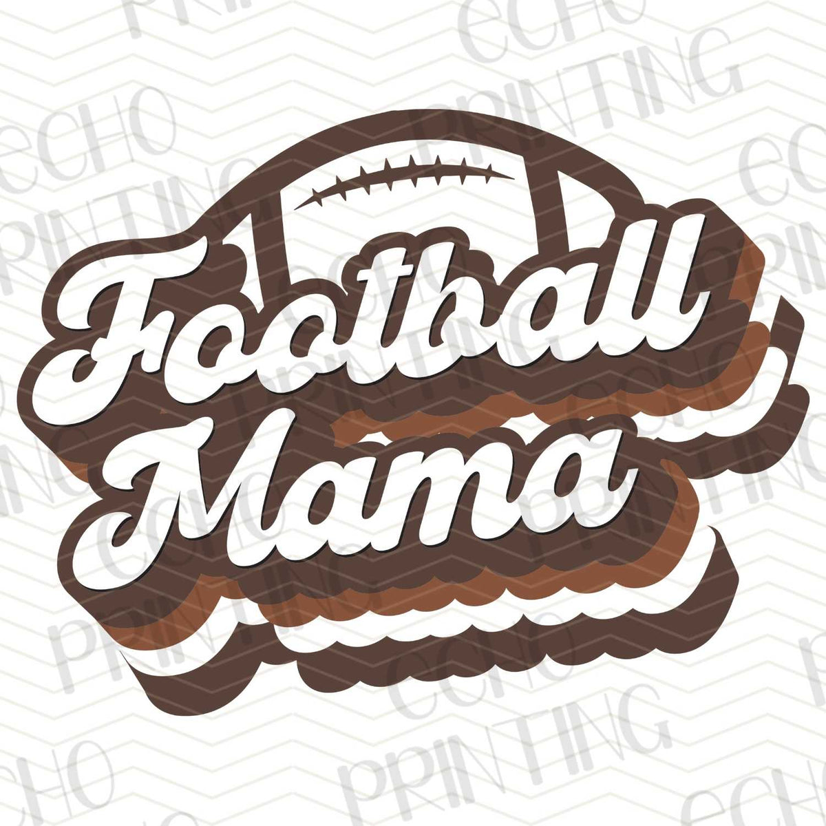 FTBG 50 - BOLD SCRIPT FOOTBALL MAMA