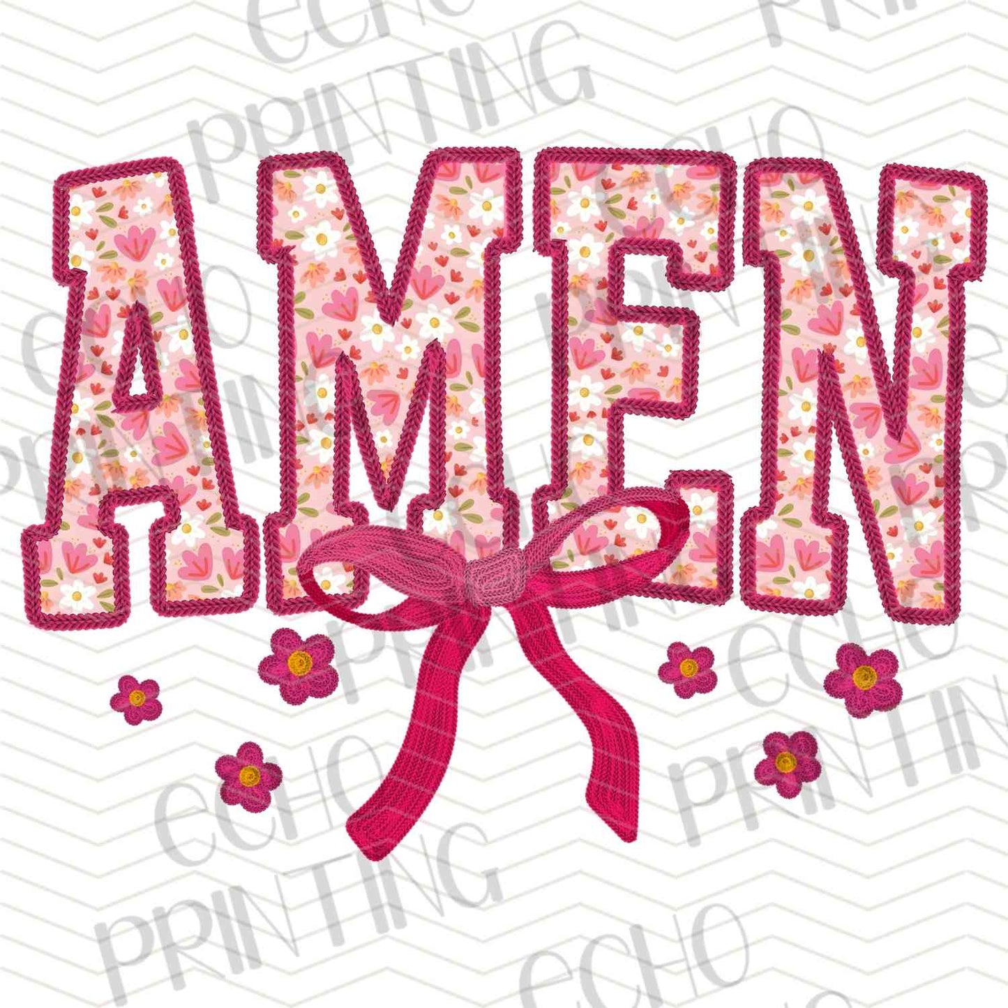 FTHG 1003 - AMEN BOW LETTERING