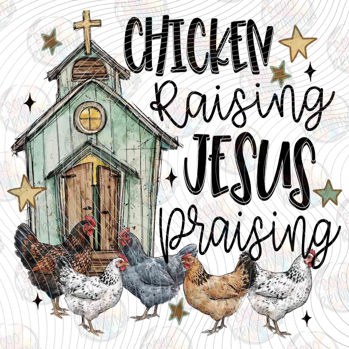 FTHG 1085 - CHICKEN RAISING JESUS PRAISING