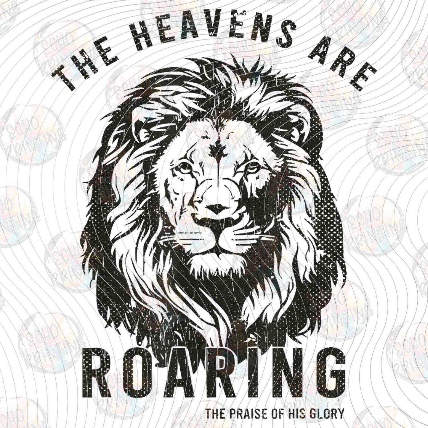 FTHG 1137 - THE HEAVENS ARE ROARING LION FRONT VIEW