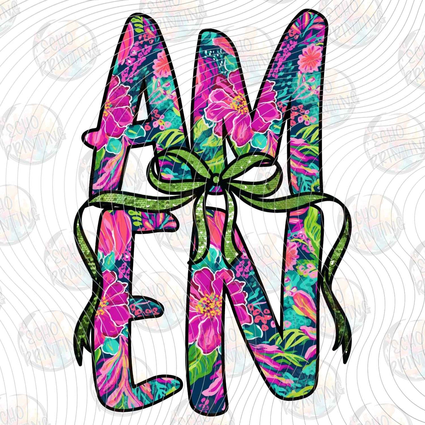 FTHG 1142 - FLORAL MONOGRAM M