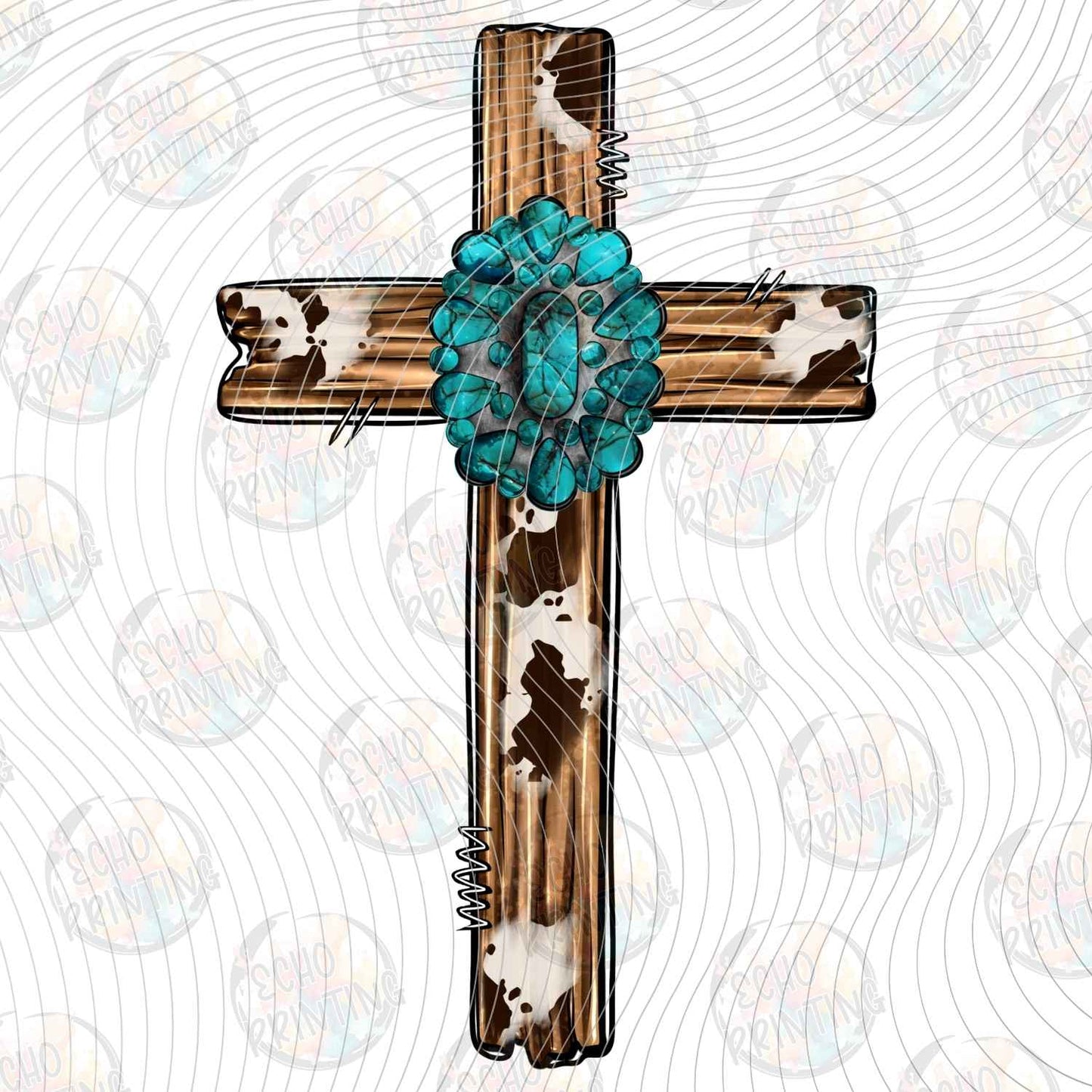 FTHG 1159 - TURQUOISE CROSS