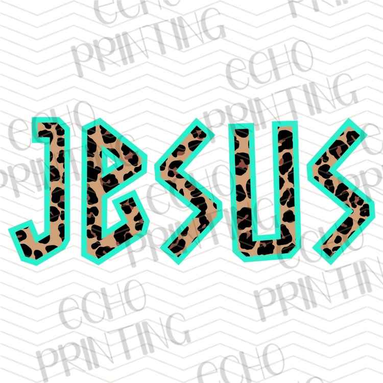 FTHG 1339 - JESUS CHRISTIAN RETRO LETTERING