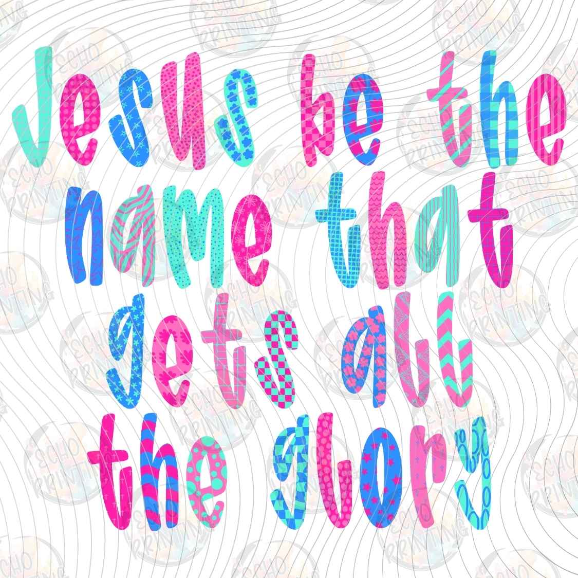FTHG 1758 - JESUS BE THE GLORY