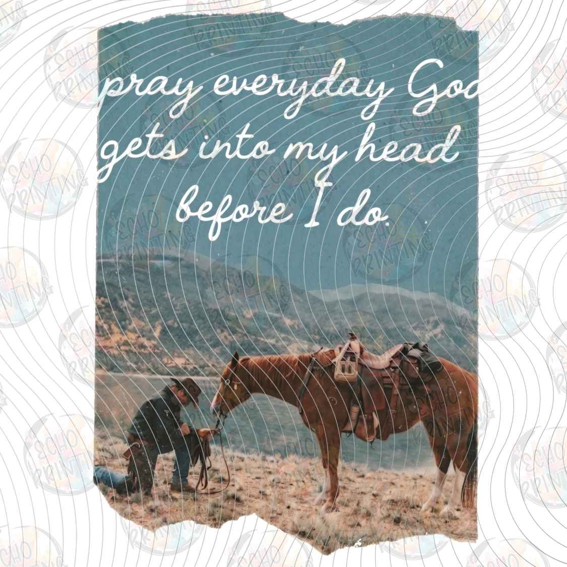 FTHG 1778 - PRAY EVERYDAY HORSES