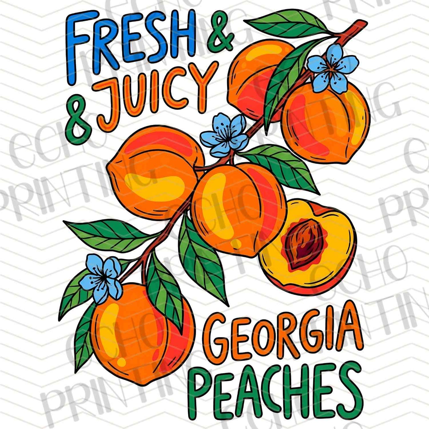 FTHG 905 - FRESH AND JUICY GEORGIA PEACHES