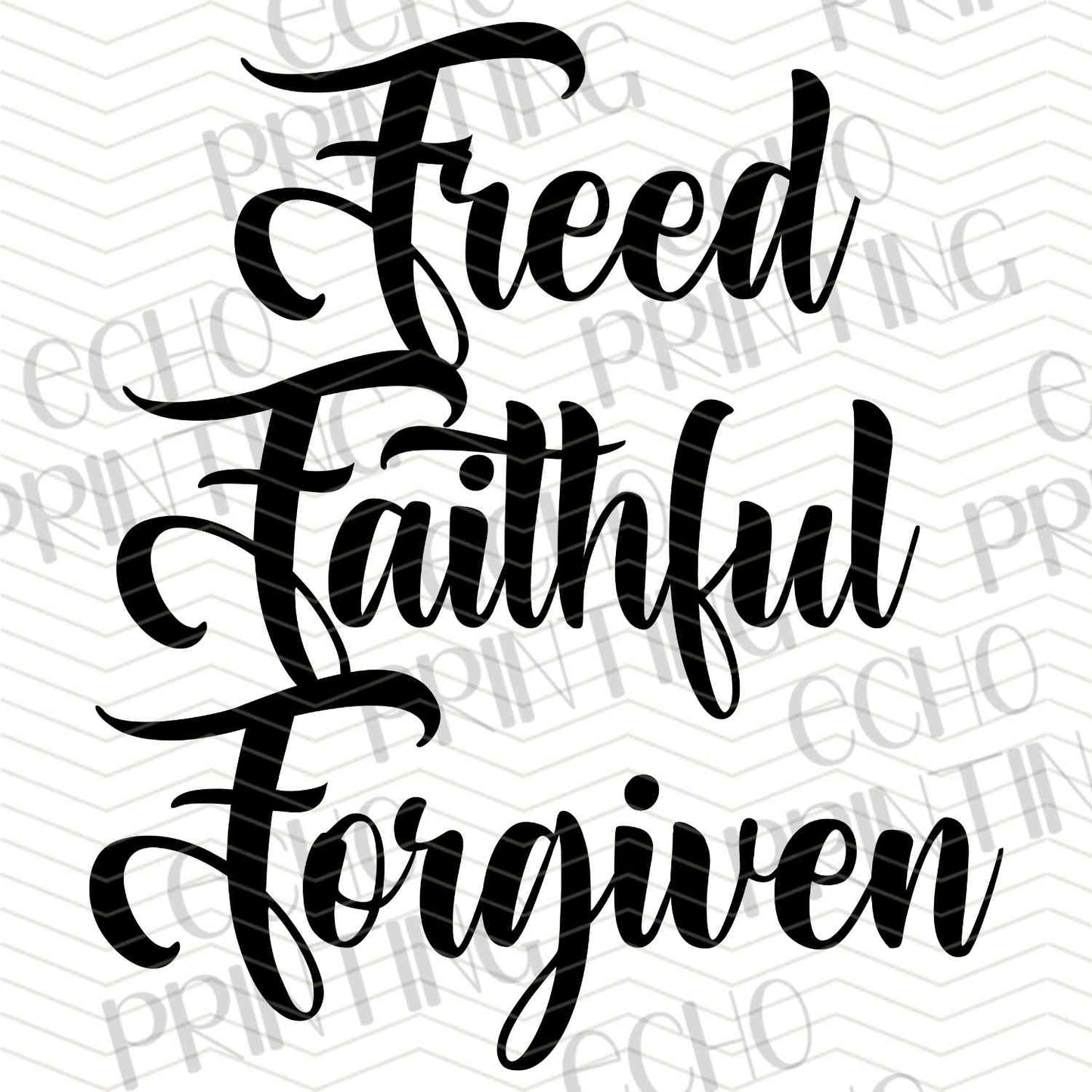 FTHG 955 – FREED FAITHFUL FORGIVEN