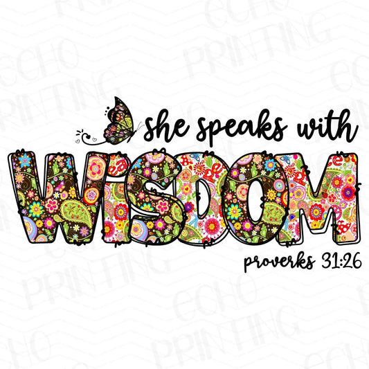 FTH 15 – SHE SPEAKS WITH WISDOM – PROVERBS 31:26