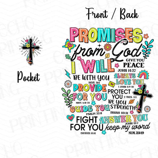 FTH 176 – PROMISES FROM GOD | POCKET & BACK SOLD SEPERATELY