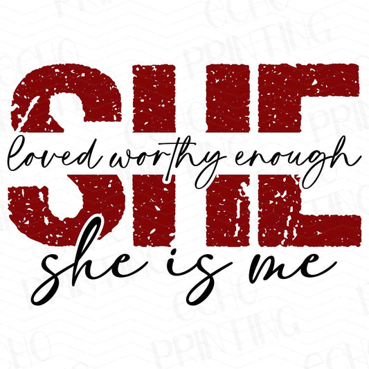 FTH 324 – SHE IS ME LOVED WORTHY ENOUGH