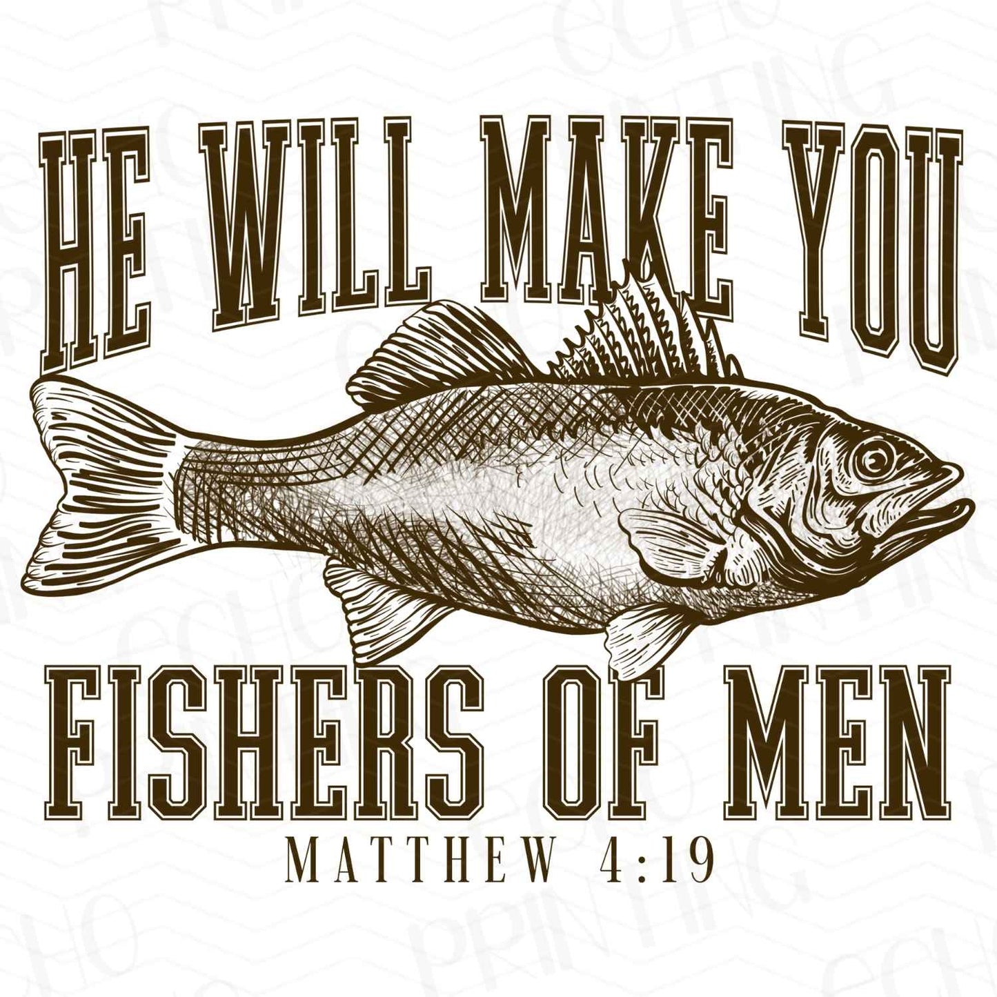 FTHG 370 – HE WILL MAKE YOU FISHERS OF MEN BROWN