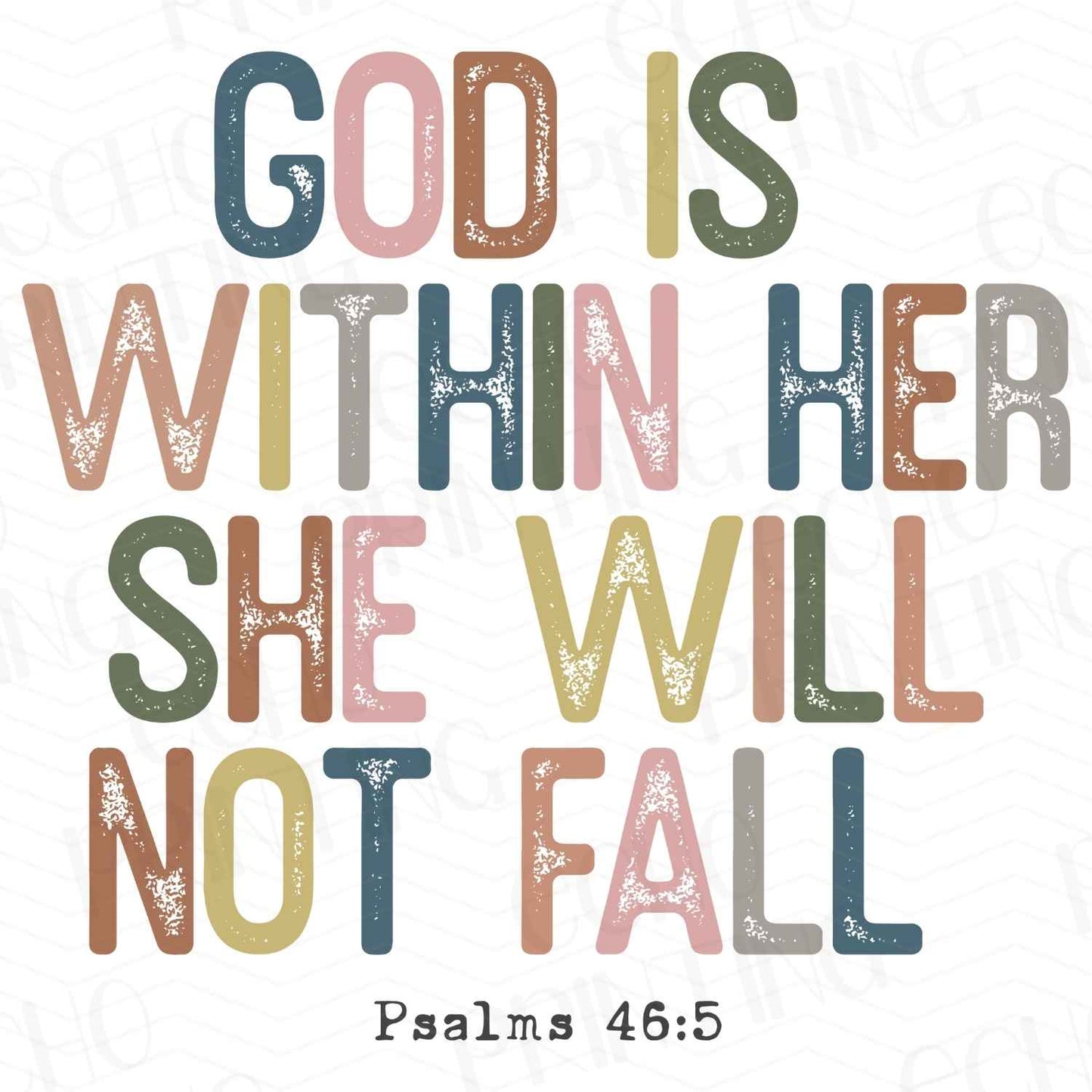FTHG 376 - GOD IS WITHIN HER SHE WILL NOT FALL PSALM 46:5