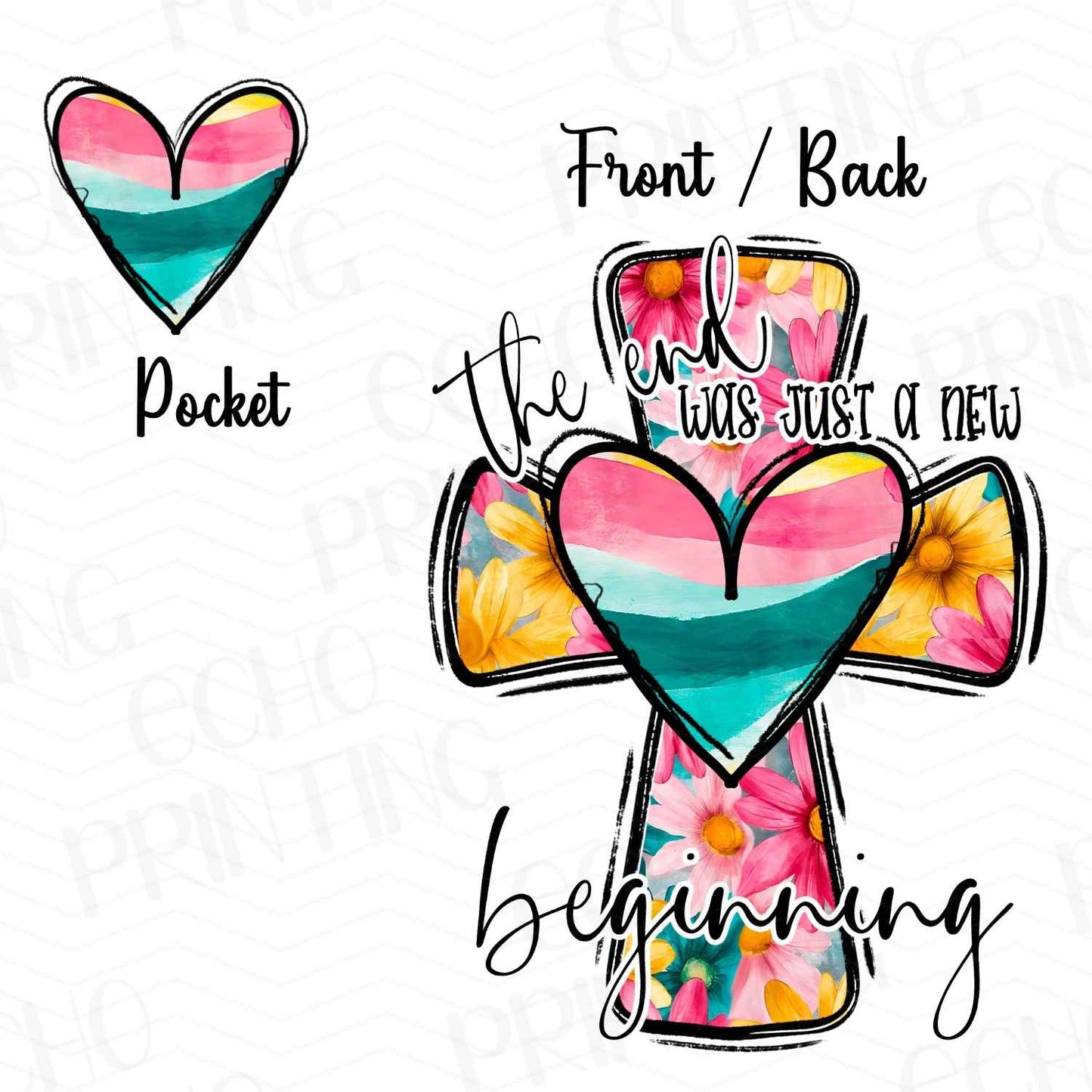 FTHG 416 - THE END WAS JUST A NEW BEGINNING | POCKET & BACK SOLD SEPERATELY
