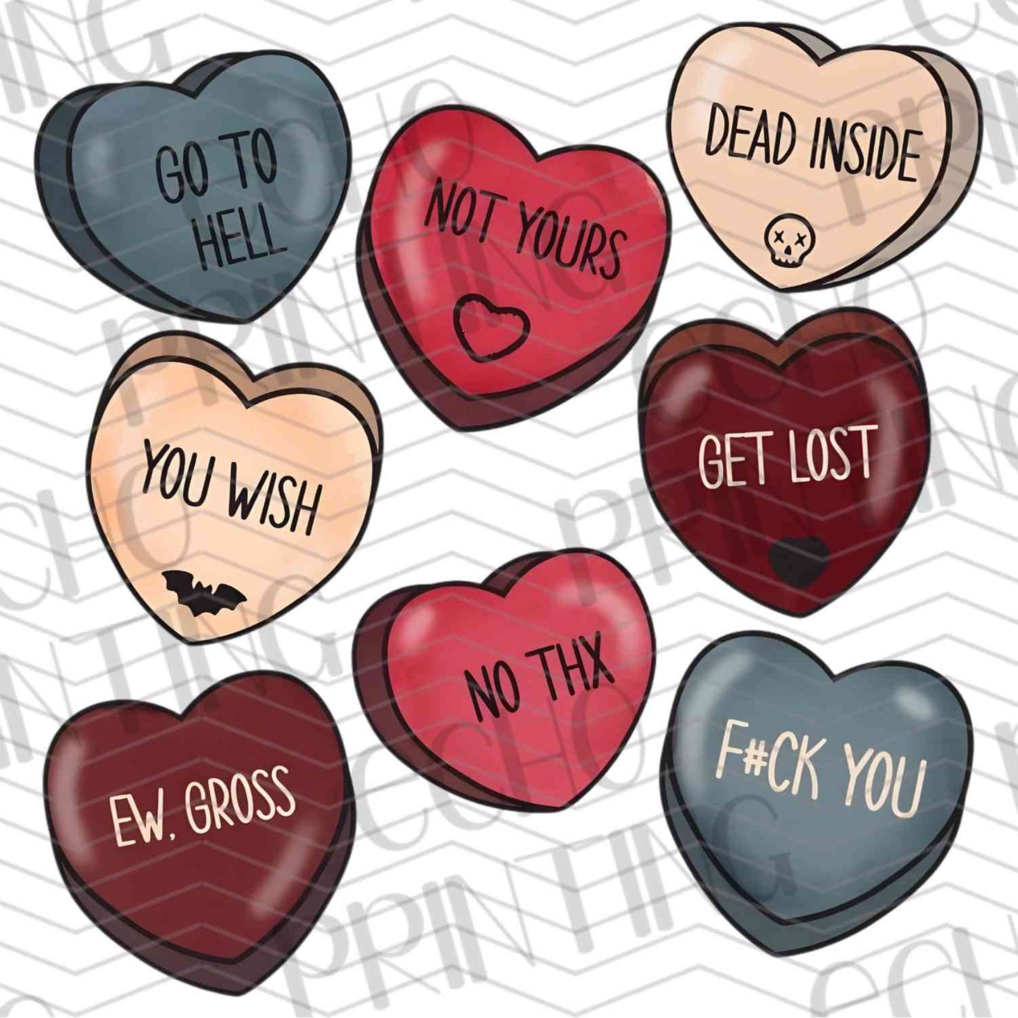 VLTG 553 - CANDY HEART PHRASES