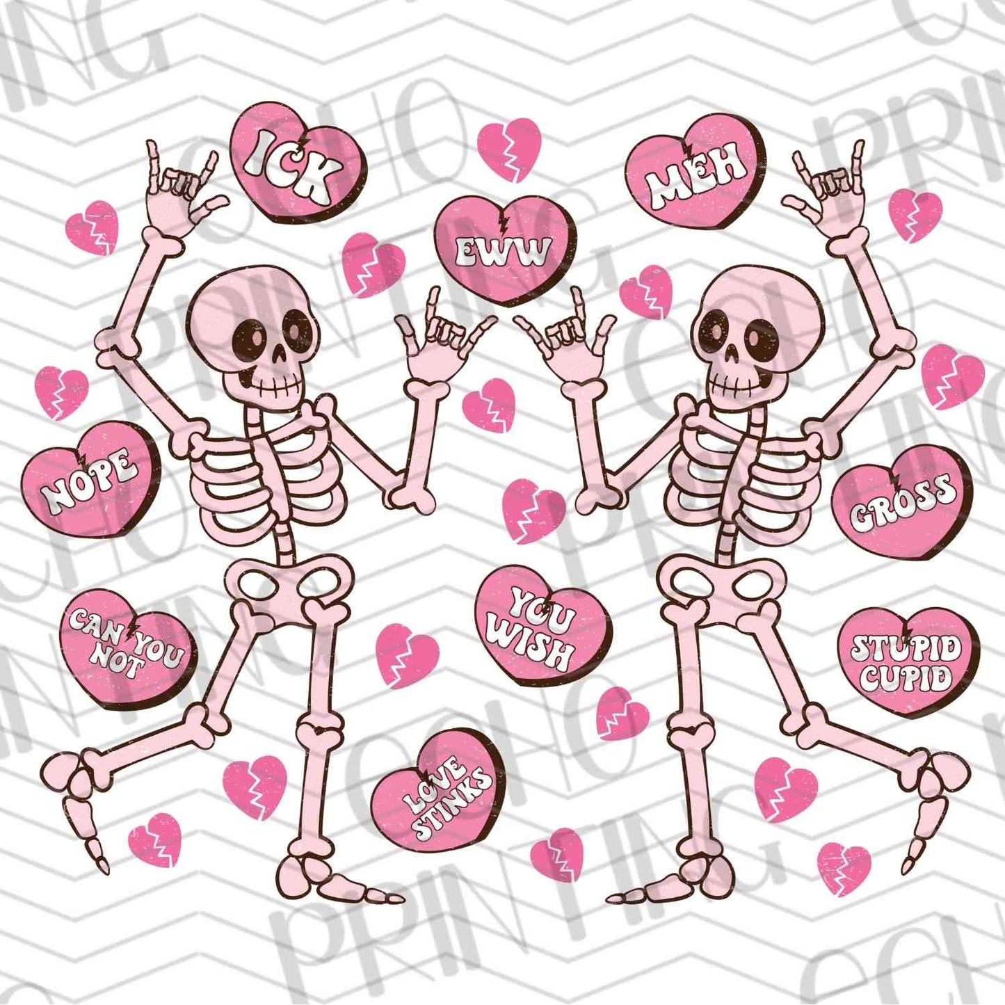 VLTG 606 - CUTE SKELETON COUPLE