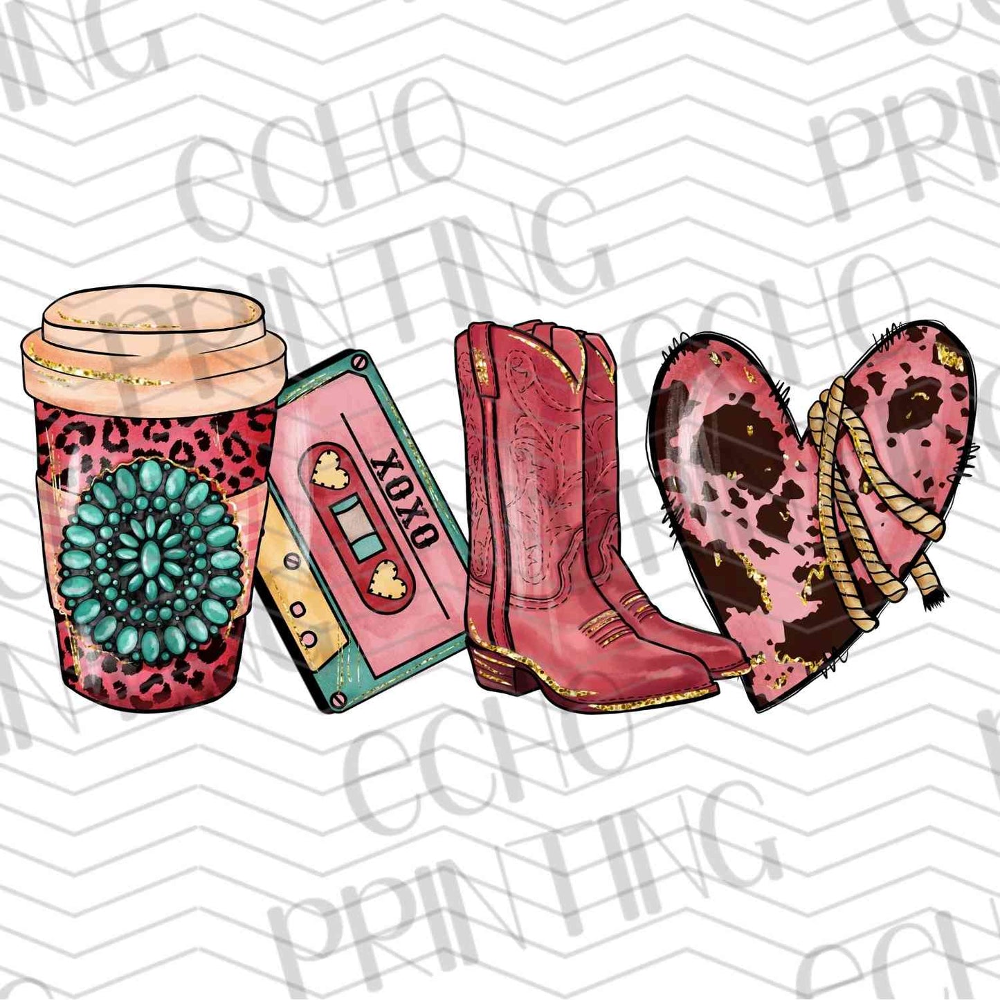 VLTG 688 – COWGIRL VALENTINE SET