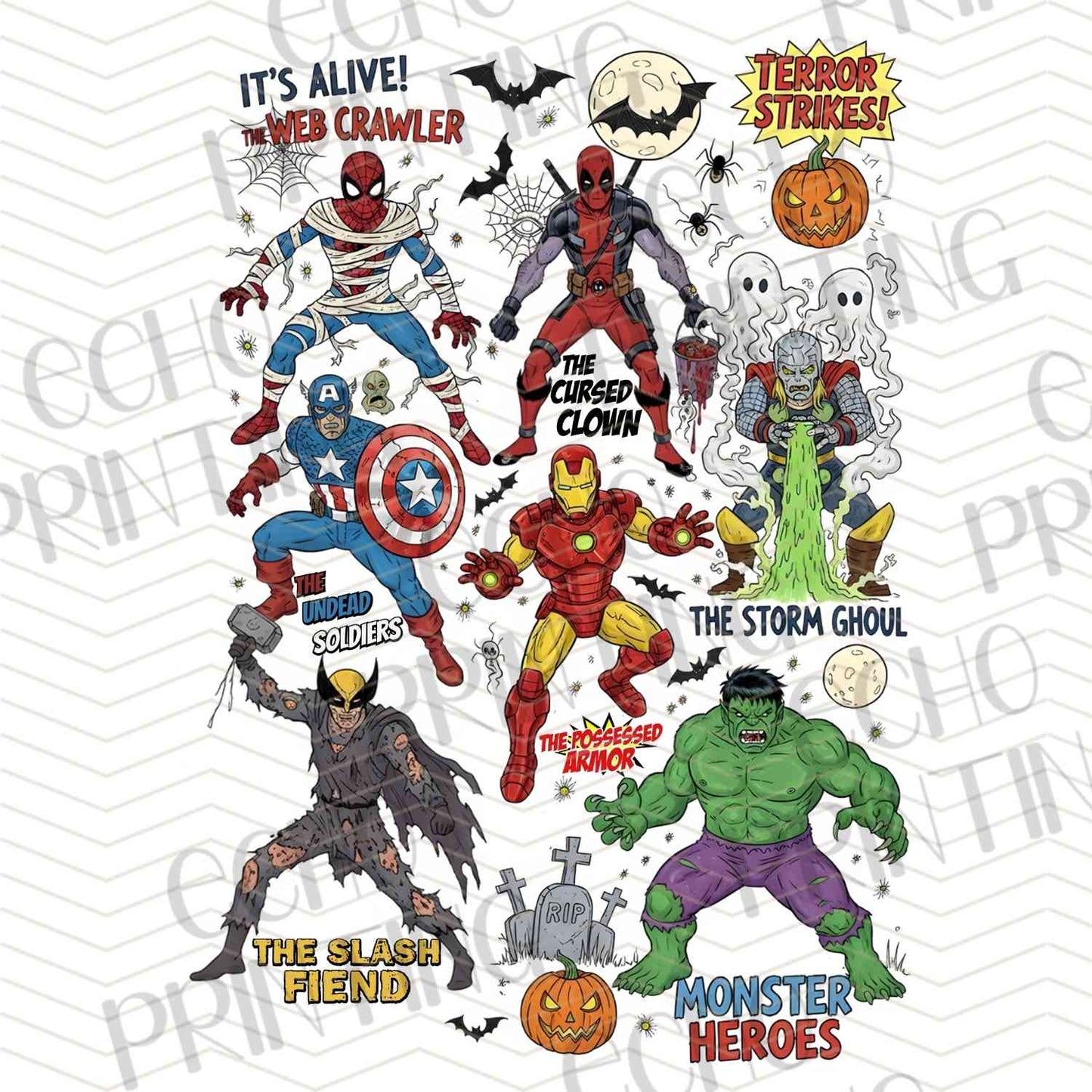 HLW 1052 – SUPER FRIENDS HALLOWEEN GROUP