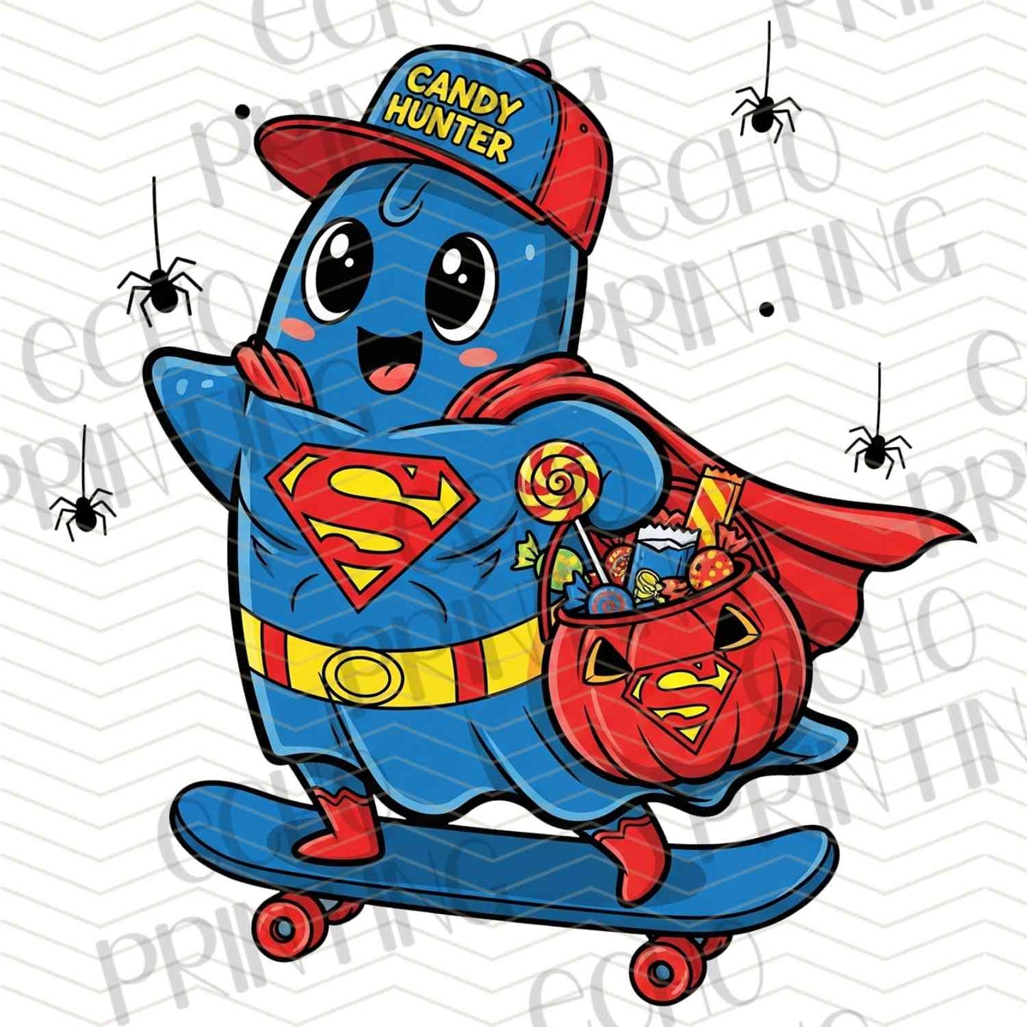 HLW 1073 – BLUE HERO PUP WITH CAPE