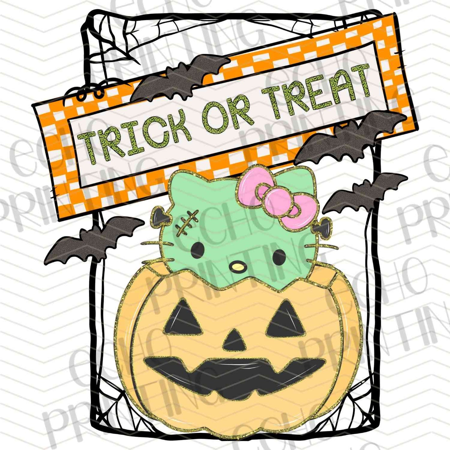 HLW 1142 – JACK O’LANTERN FACE WITH FLOWERS